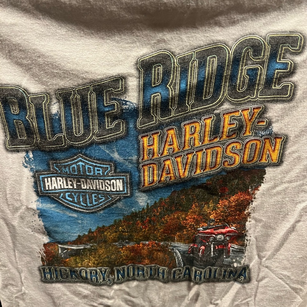 Harley-Davidson White and Black Logo T-Shirt